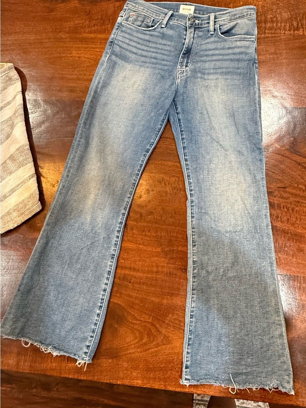 Hudson Jeans Women's Light Blue Wide Leg Flare Jeans